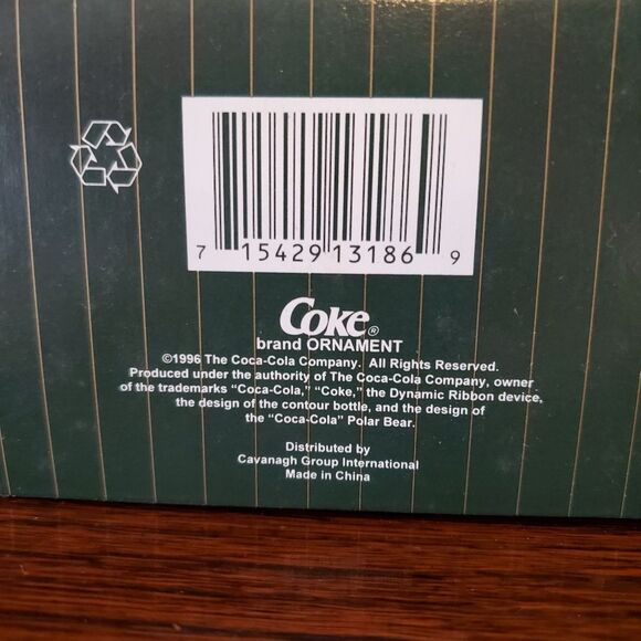 VTG Coca-Cola Bottling Works Christmas Tree Ornament 1996 - Picture 4 of 6